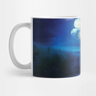 Girl With Balloon Planets Mug